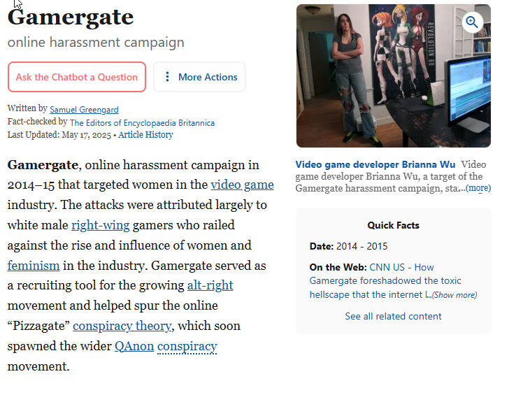 Illustrazione rappresentativa del Gamergate