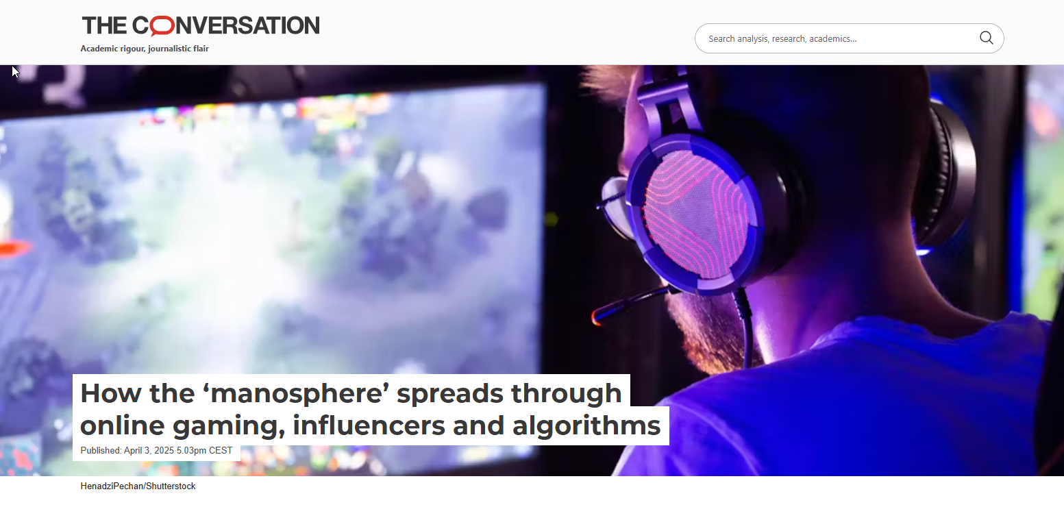 Intersezioni tra manosfera e gaming