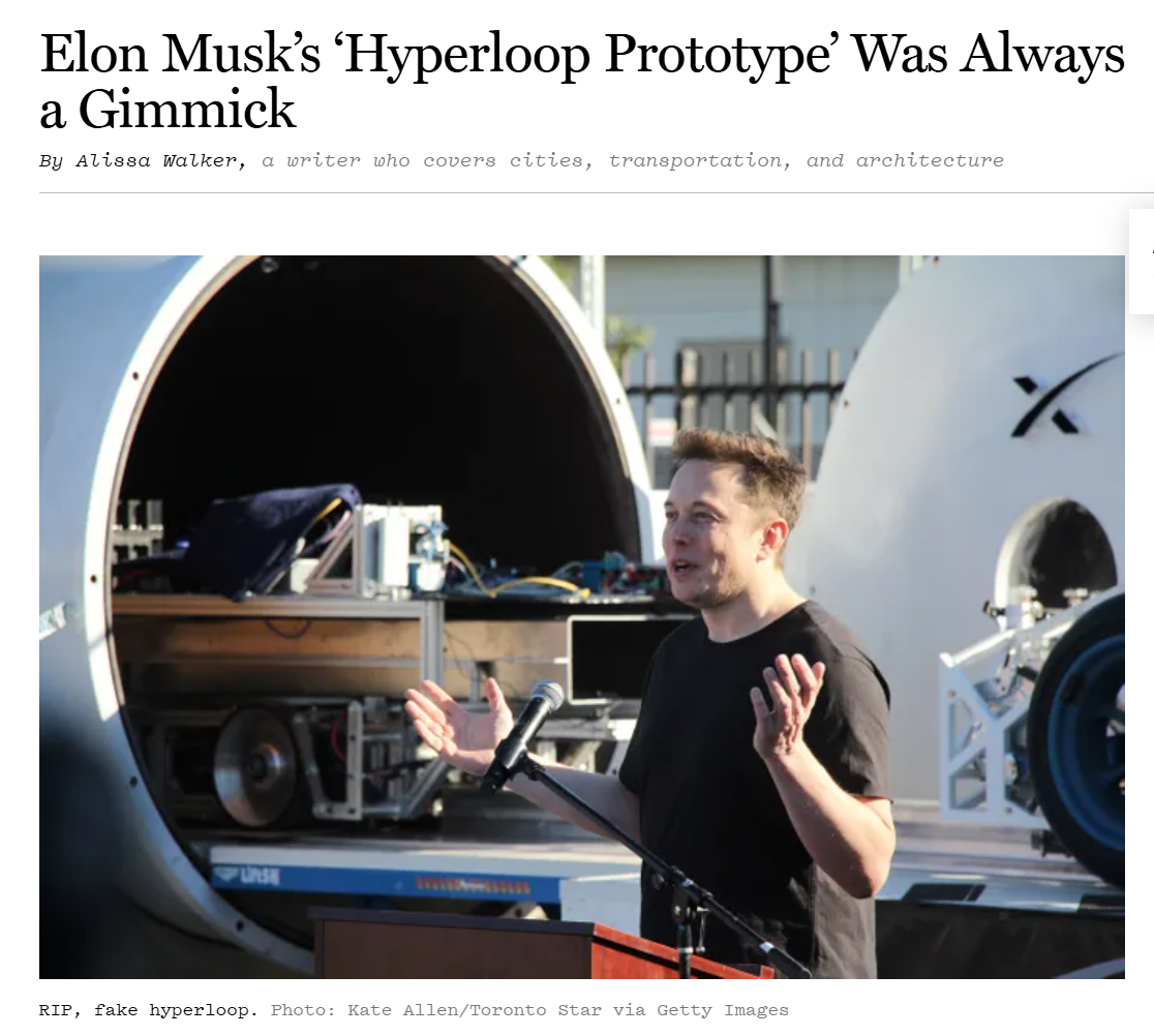 Elon Musk Hyperloop